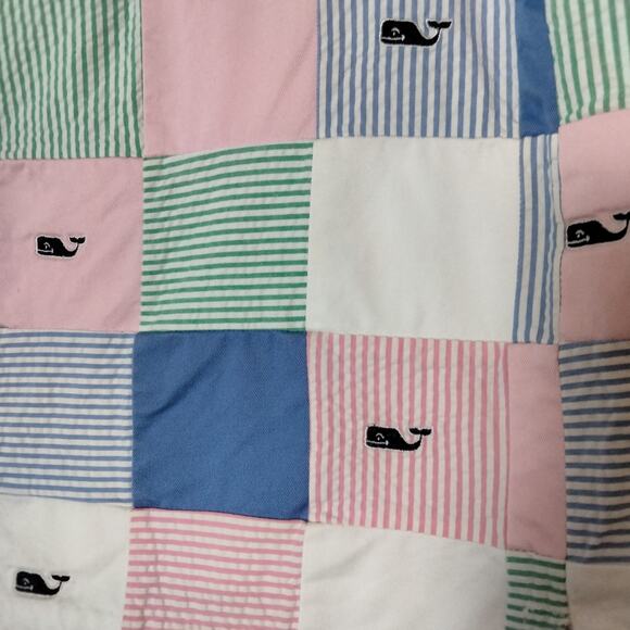 Vineyard Vines Patchwork Mini Skirt - Blue, Pink, Green, White - Picture 3 of 6